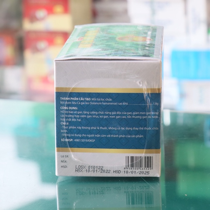 Trà Cà Gai Leo Tuệ Linh hỗ trợ tăng cường chức năng giải độc gan, bảo vệ và phục hồi các tế bào gan bị hư tổn
