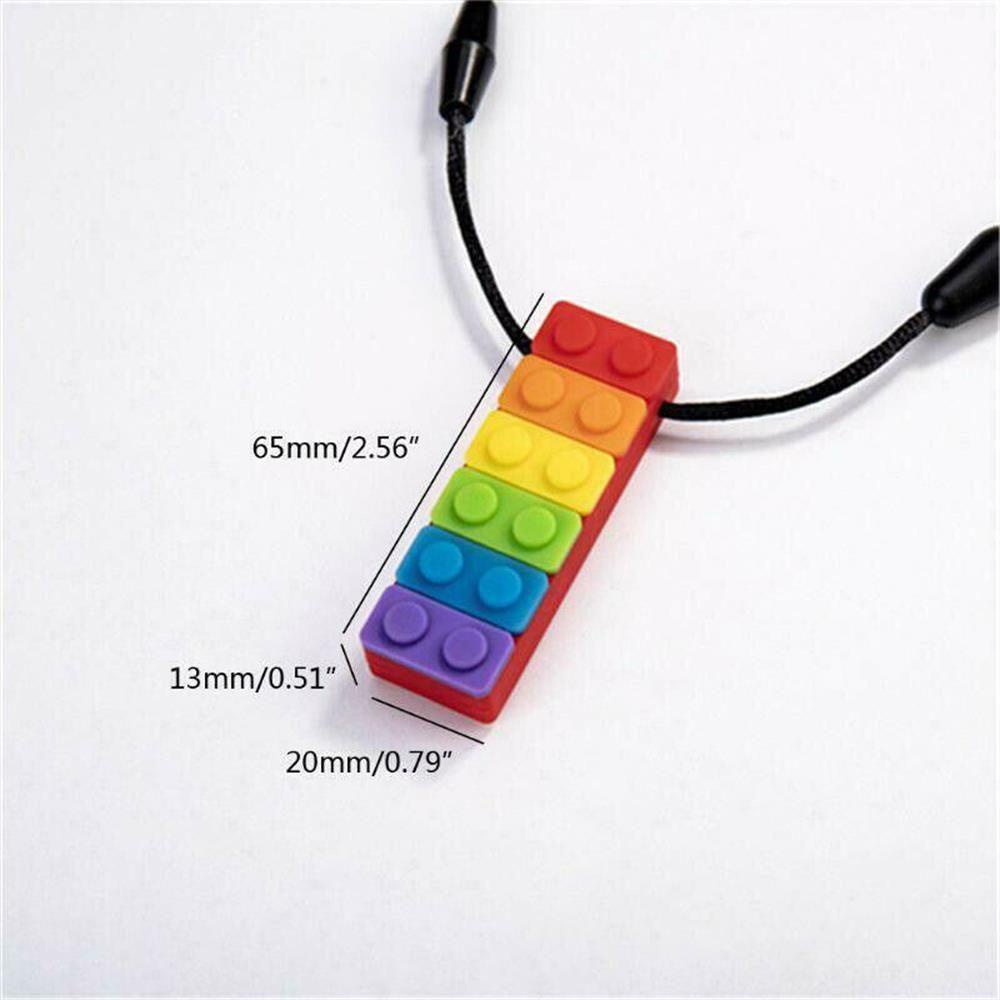 Dụng Cụ Que Gạch Màu Cầu Vồng Hỗ Trợ Mọc Răng Cho Bé