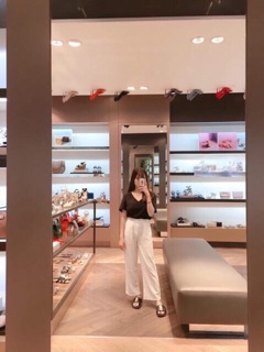 Quần Culottes Đũi Xước Hàn