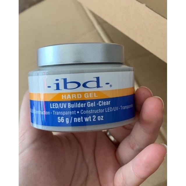 Gel đắp móng IBD Clear 56g - loại tốt không nóng không chảy