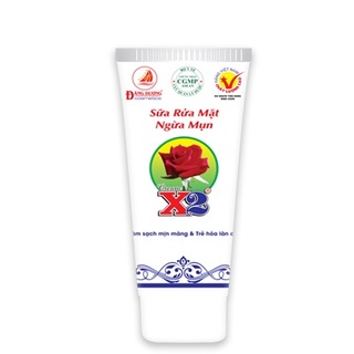 Sữa rửa mặt x2 ngừa mụn