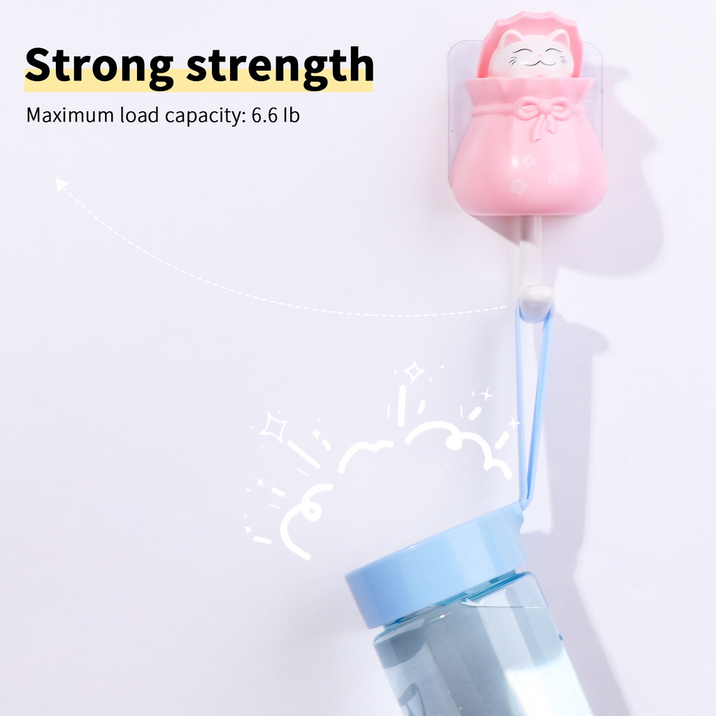 Set 1/4 Móc Treo Chìa Khóa Hình Chú Mèo Dễ Thương Tiện Dụng