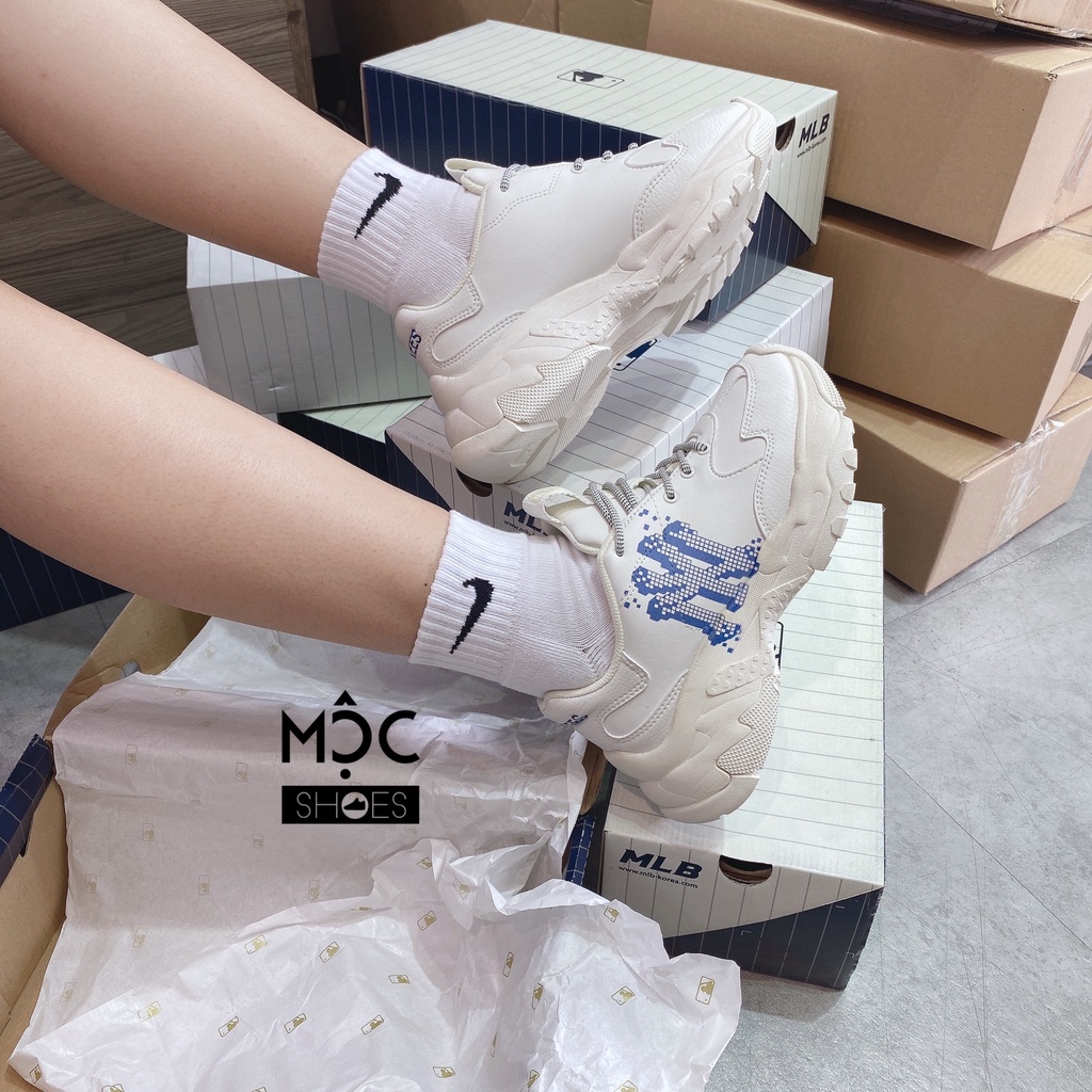 [CHÍNH HÃNG] Giày thể thao Sneaker MLB Big Ball Chunky - New York 3D - Xanh Blue - Season 2022