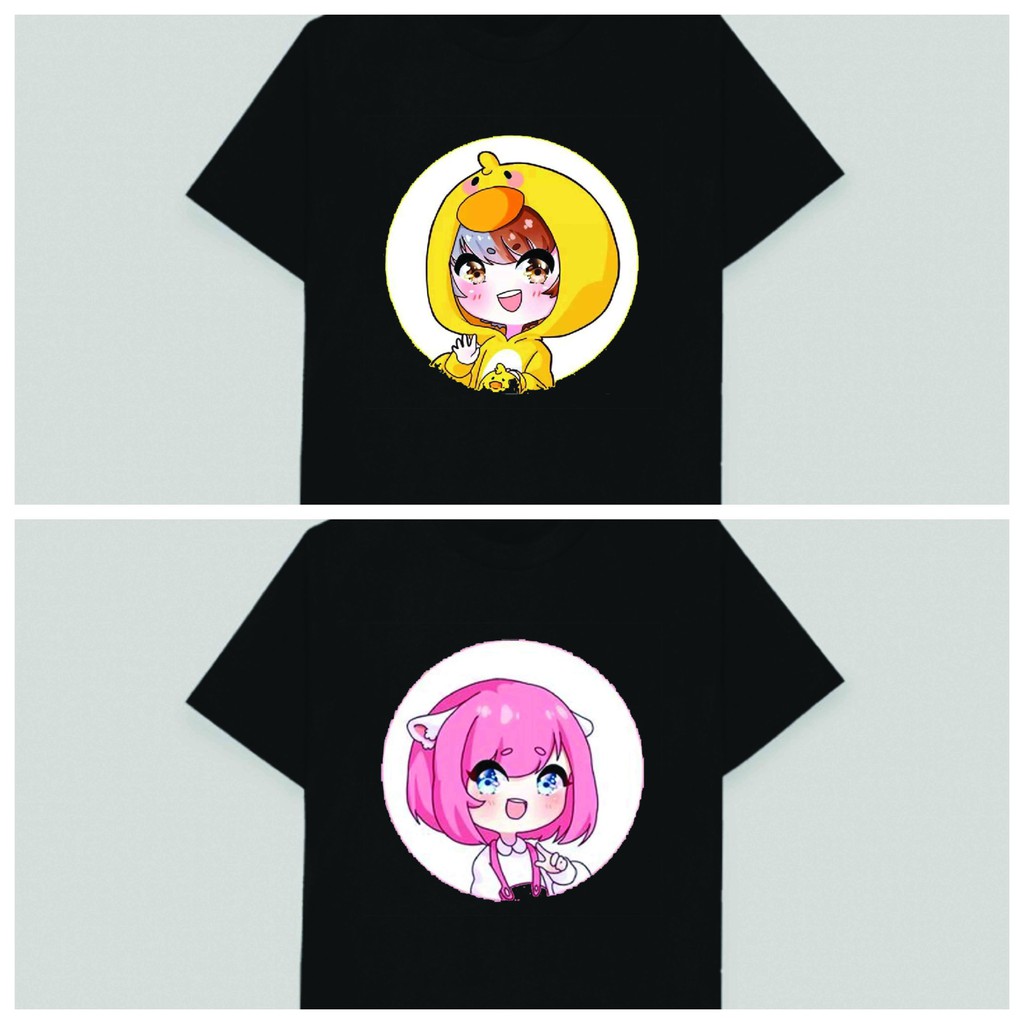 Áo thun phông đen in hình HERO TEAM Simmy Phong cận Siro Mr Vịt Sammy Đào Timmy Kairon Timy Kamui chibi anime