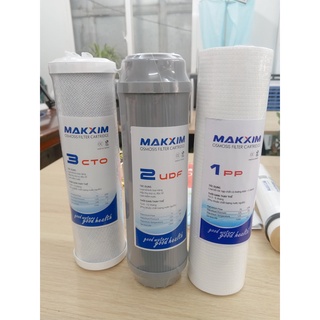 Bộ 3 lõi lọc thô lõi lọc nước Đài Loan 1 2 3 chính hãng