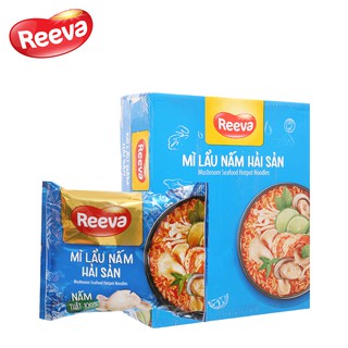 Thùng 30 gói mì lẩu nấm hải sản reeva - ảnh sản phẩm 1