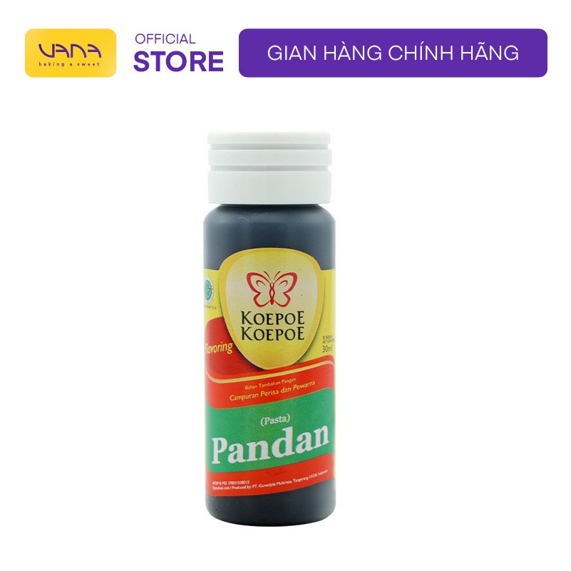 BUTTERFLY PANDAN FLAVOR 25ML (HƯƠNG LÁ DỨA)