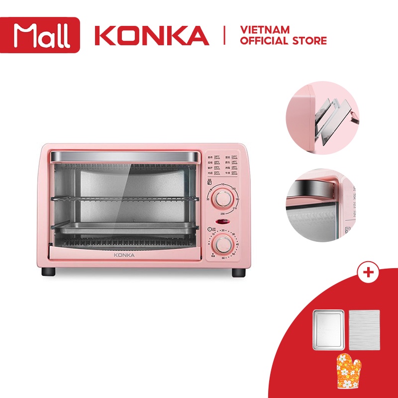 Lò vi sóng KONKA mini đa năng dung tích 13l