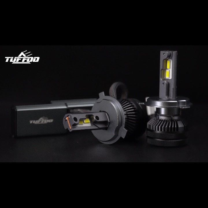 TUFFOO 1 cặp (2 đơn vị) T6C Bóng Đèn Cos / Đèn Pha LED Xe hơi 120W