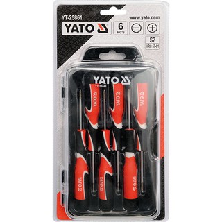 TUA VÍT ĐẦU (+)(-) YATO 6 CHI TIẾT YT-25861