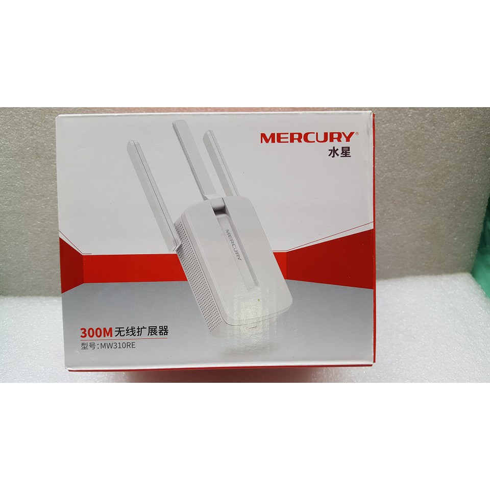 Bộ kích sóng wifi 3 râu chính hãng Mercury MW310RE 300Mbps | Mở rộng ko gian bắt sóng wifi xa hơn, rộng hơn | BigBuy360 - bigbuy360.vn