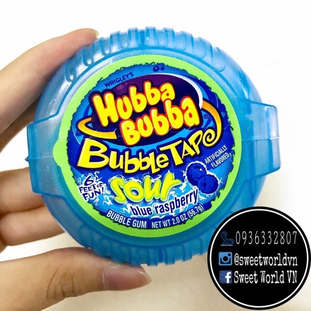 [ĐỦ MÀU] Singgum / Kẹo gum cuộn Hubba Bubba - Mỹ