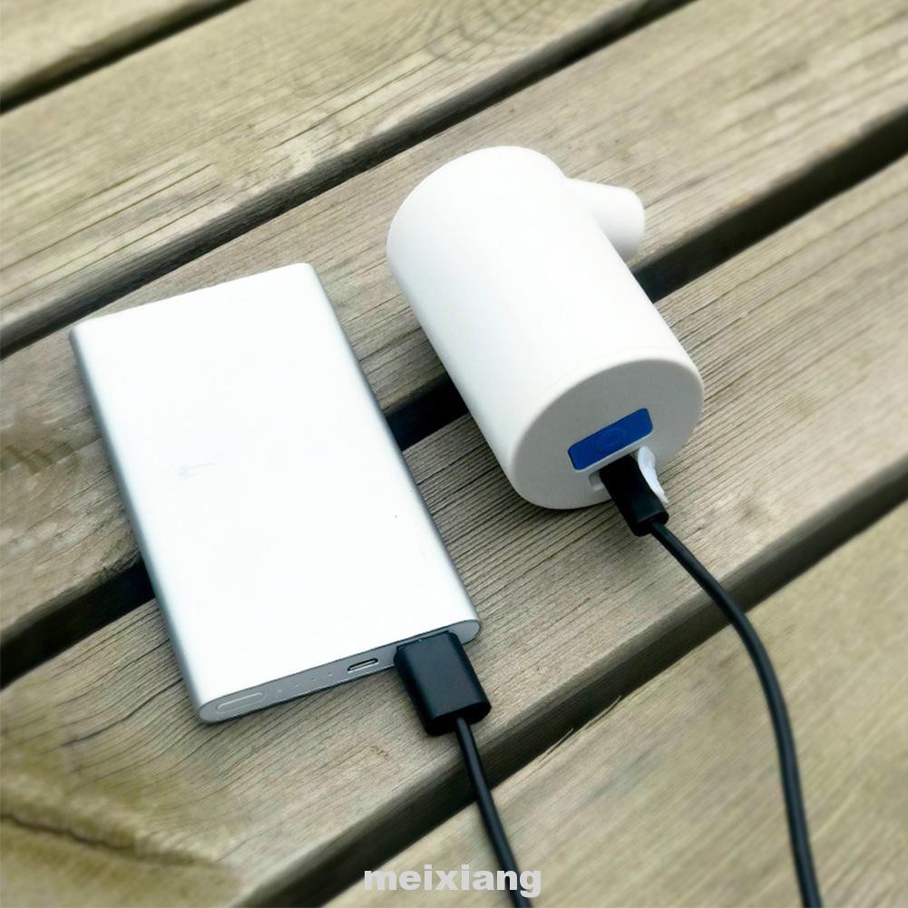 Máy Bơm Hơi Phao Cứu Sinh Bằng Điện Sạc Usb Trọng Lượng Nhẹ Kèm Vòi Phun