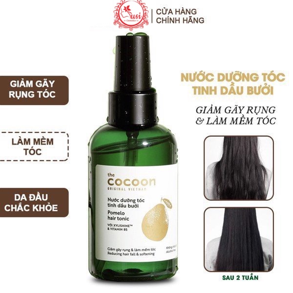 Nước Dưỡng Tóc Giảm Gãy Rụng Tinh Dầu Bưởi Cocoon Việt Nam 140ml