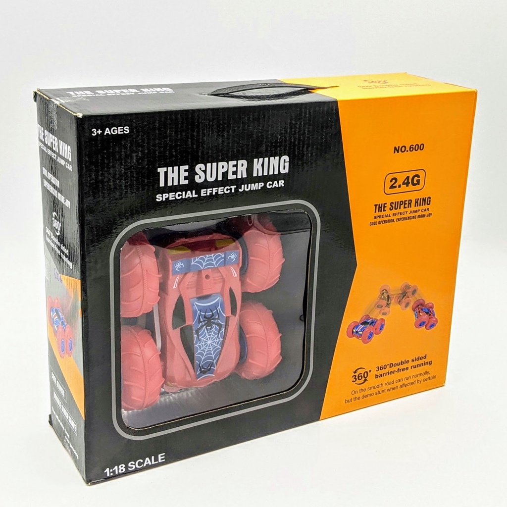 XE NHỆN SPIDER MAN điều khiển nhào lộn 360 độ độc đáo - có đèn