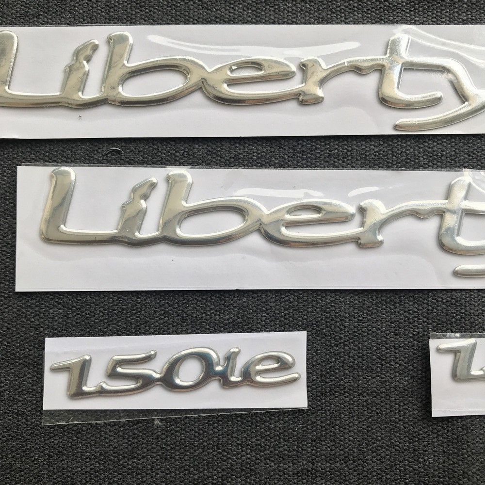 [CỰC RẺ]  BỘ TEM CHỮ LOGO NỔI CHO LIBERTY 150ie