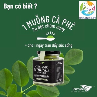 Bôt chùm ngây hữu cơ 150g Lumlum Date T5/2023
