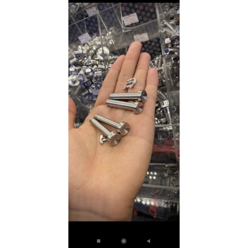 Gác Chân Sau Nhôm Si Take Gắn Mọi Dòng Xe Honda-Yamaha