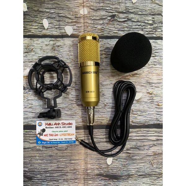 combo Thu âm K10 và mic Bm900 tặng tai nghe nhét tai