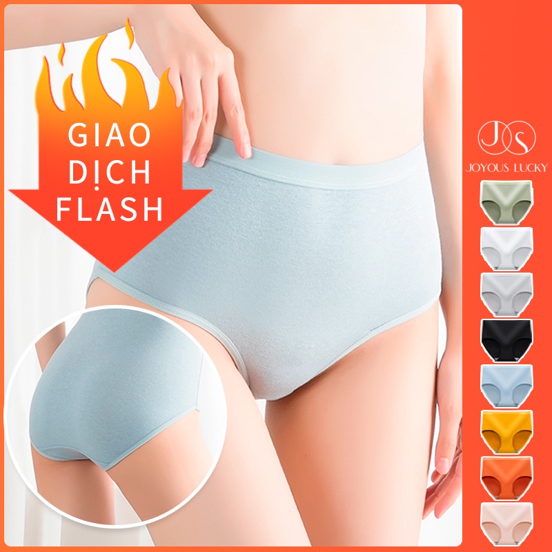 Quần Lót Cotton Lưng Cao Plus Size quần lót áo lót Thoáng Khí Cho Nữ