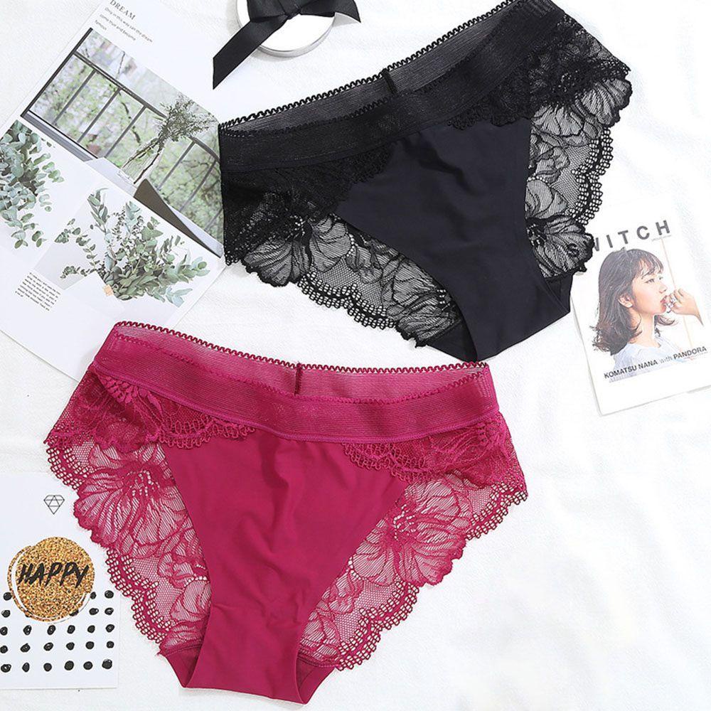 Quần Lót Lụa Lạnh Khoét Lỗ Plus Size