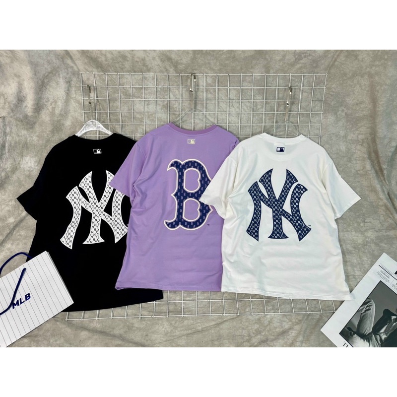 Áo thun MLB full tag mác in nghiêng siêu xinh, xịn, mịn