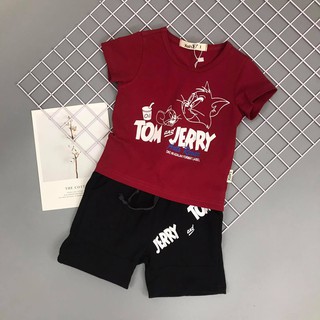 Đồ Bộ Bé Trai Tom & Jery Tay Ngắn