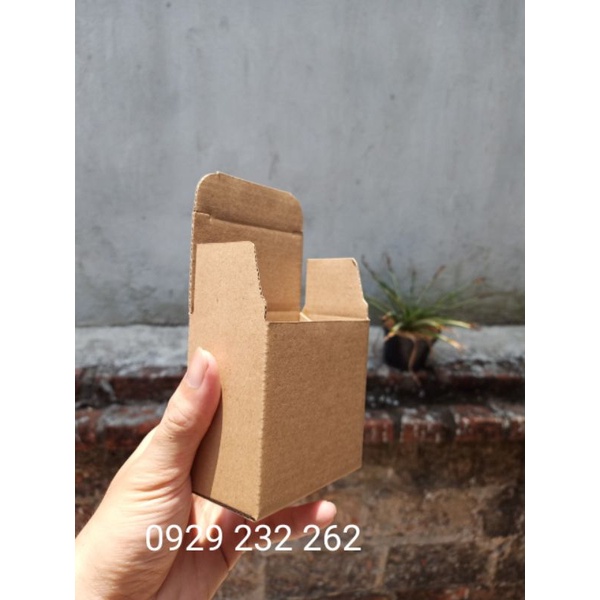 8,5 x 8,5 x 5 cm - Combo 50 hộp Carton nắp gài 8,5x8,5x5 cm