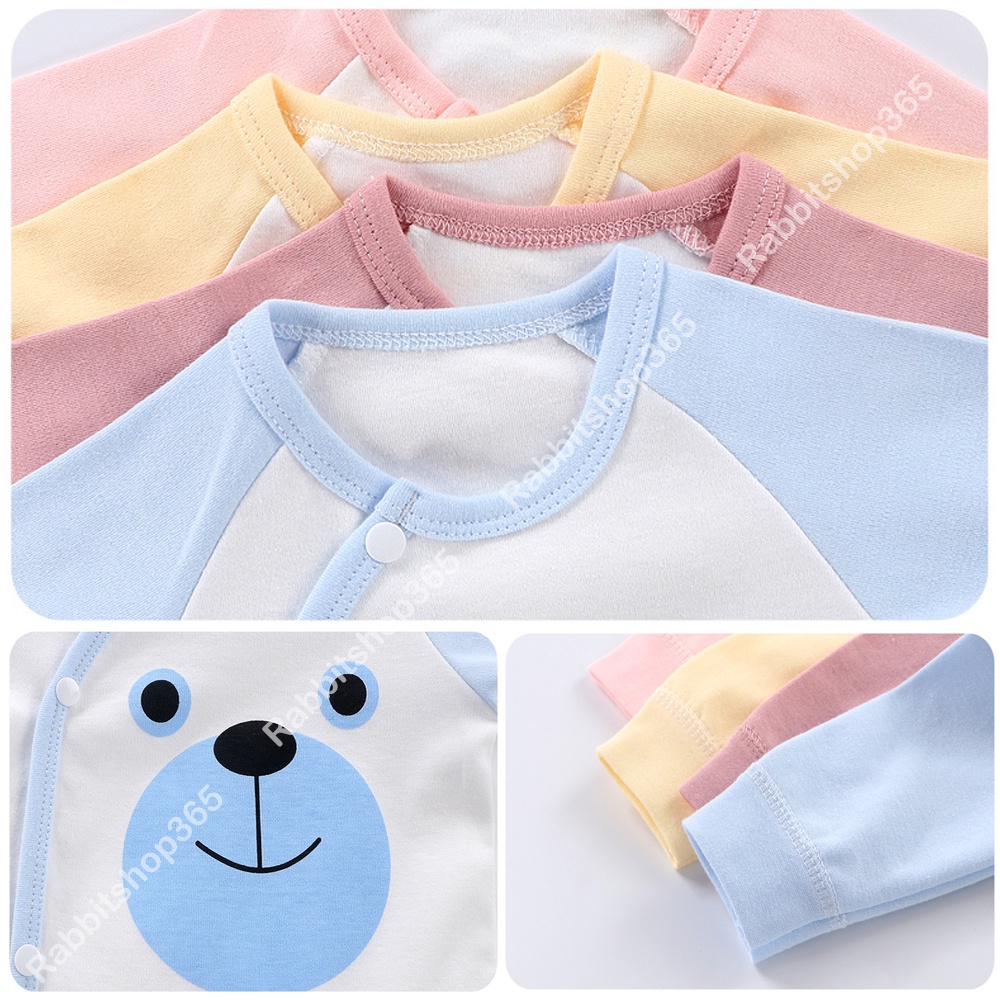 Bộ thu đông dài tay cotton giữ nhiệt cho bé quần áo trẻ em mềm mịn ấm áp thời trang