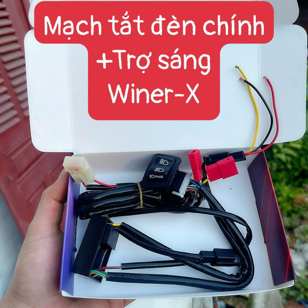 Mạch bật tắt đèn và trợ sáng bi mini dành riêng cho xe Winner X
