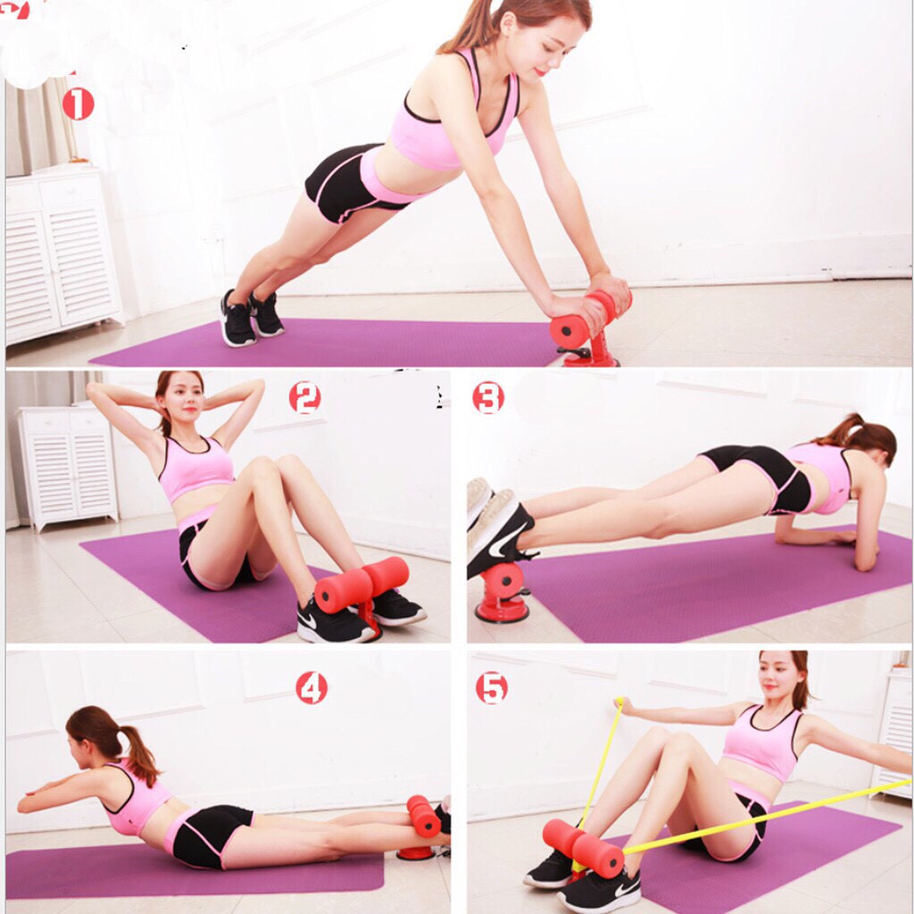 🏋️‍♀️Giảm cân tại nhà🏋️‍♂️DỤNG CỤ TẬP CƠ BỤNG TẠI NHÀ kèm  deal sốc xoay eo,  tummy, dây kéo ngũ sắc,...eudora-stores