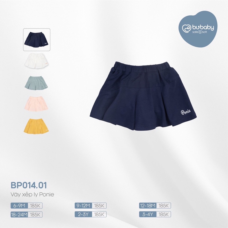 Chân vây xếp ly Ponie Bubaby