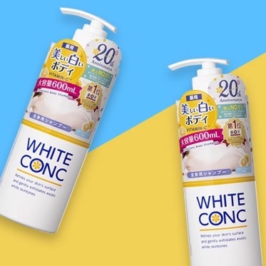 Sữa tắm trắng da White CONC vòi Nhật Bản chính hãng - Chai 600ml