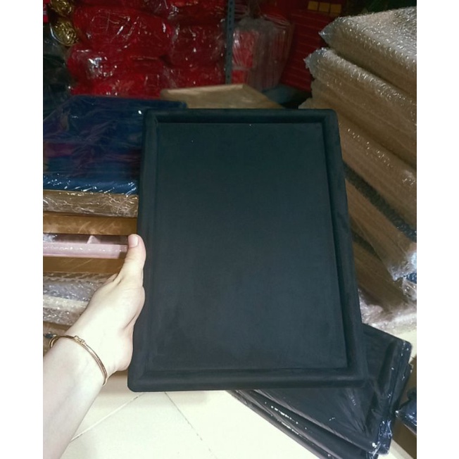 Khay Nhung Đựng Trang Sức Viền Bo Cao Cấp - KHĐQ