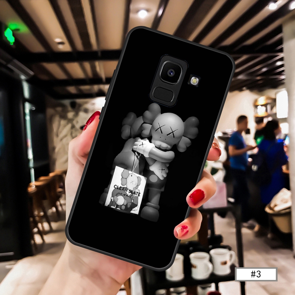 Ốp điện thoại mềm in hình Kaws Sesame Street cho Samsung A6 Plus 2018/J8 Plus J2 J5 J7 Prime A8 Plus 2018 A7 A8 A9 2018