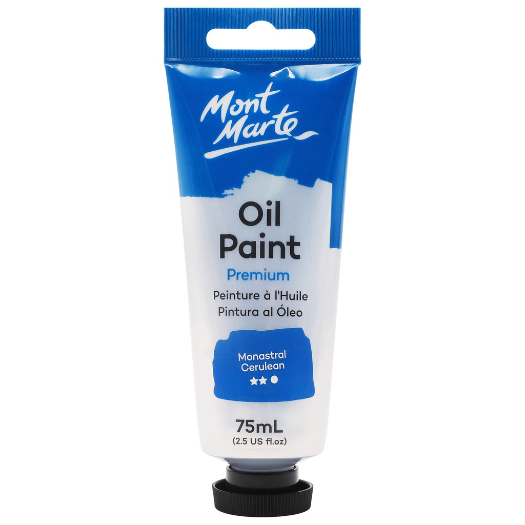 BỘ 46 MÀU SƠN DẦU CAO CẤP MONT MARTE TUÝP 75 ML - MONT MARTE OIL PAINT 75 ML