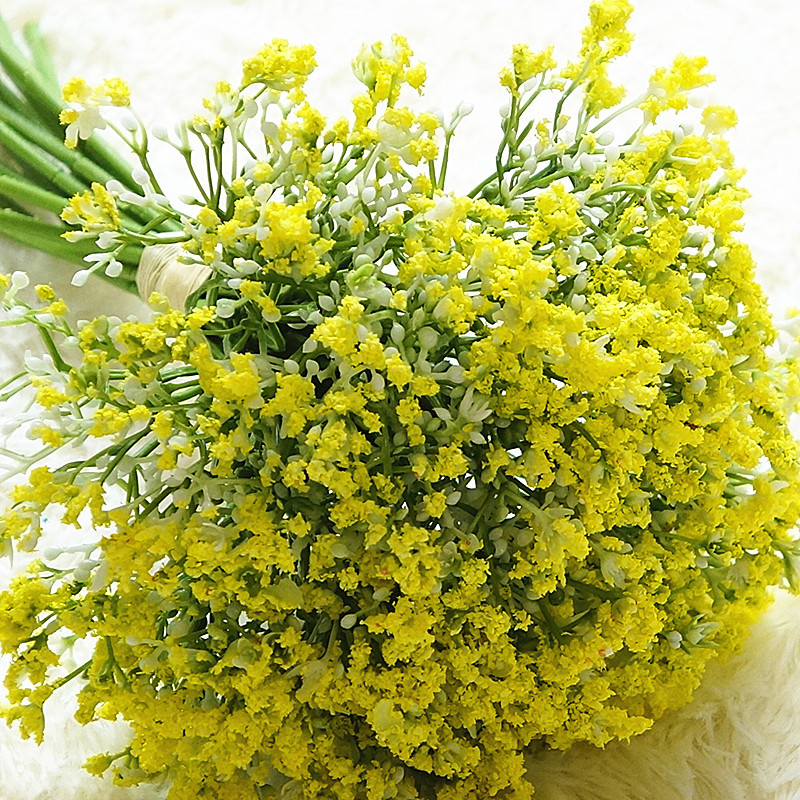 [1 Bunch 16 Pcs] [Gypsophila Artificial Flowers] [Fake Flower For Office,Hotel,Home Wedding Party DIY Indoor Decoration]