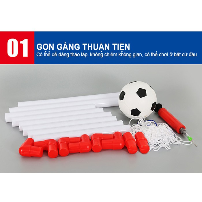 Bộ khung thành bóng đá mini cho bé