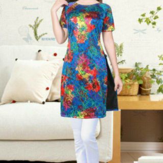 BST áo  dài  cách  tân gấm thun cao cấp