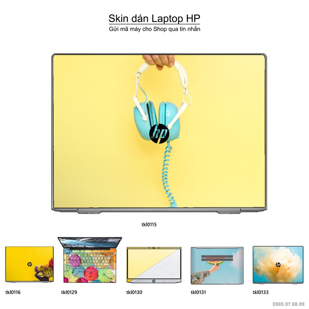 Skin dán Laptop HP in hình thiết kế _nhiều mẫu 3 (inbox mã máy cho Shop)
