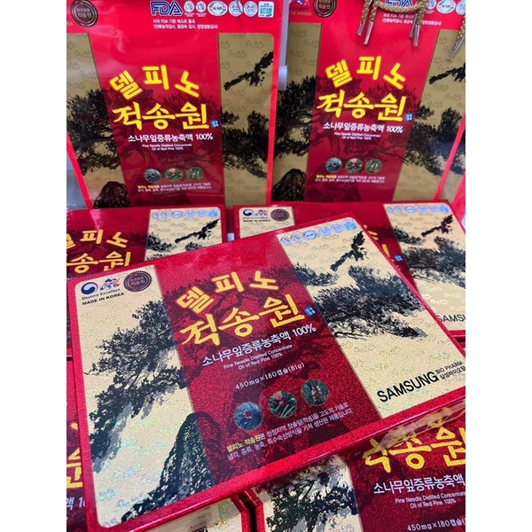 TINH DẦU THÔNG ĐỎ CAO CẤP DELPINOJEOKSONGWON