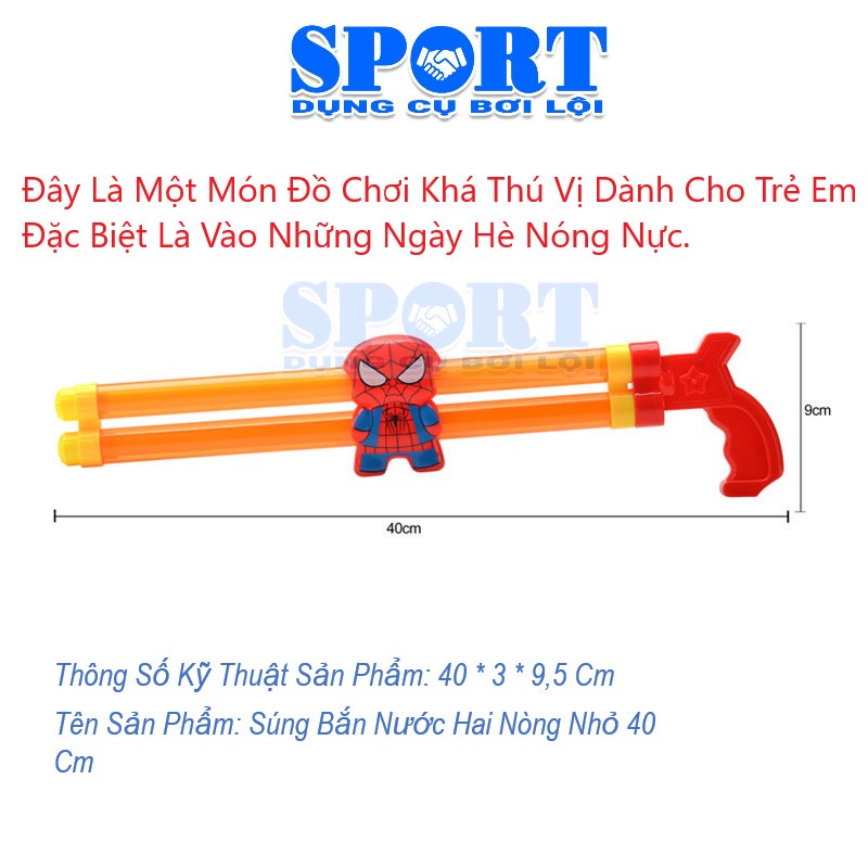 Đồ Chơi Ống Thụt Nước 2 Nòng/ Súng Bắn Nước Đồ Chơi Khá Thú Vị Dành Cho Trẻ Em  Shop-Dungcuboiloi