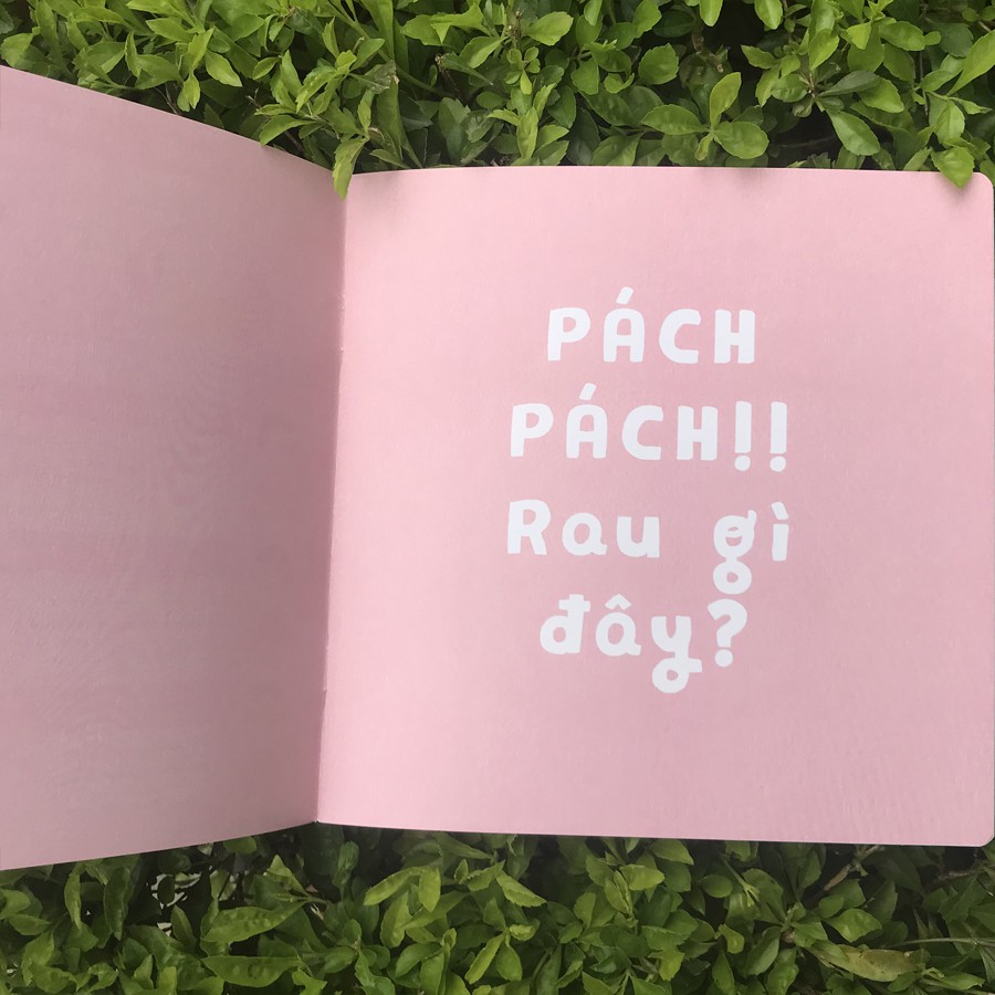 Sách - Ehon Rau Củ - Bé Thích Ăn Món Nào Nhỉ? - Pách Pách!! Rau Gì Đây?