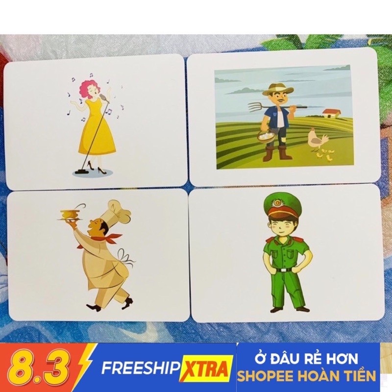 FLASHCARD GLENN DOMAN-Combo 3 bộ 536 thẻ gồm Dotcard thẻ chấm, thẻ chữ, thẻ Thế giới xung quanh chuẩn Ivory 350