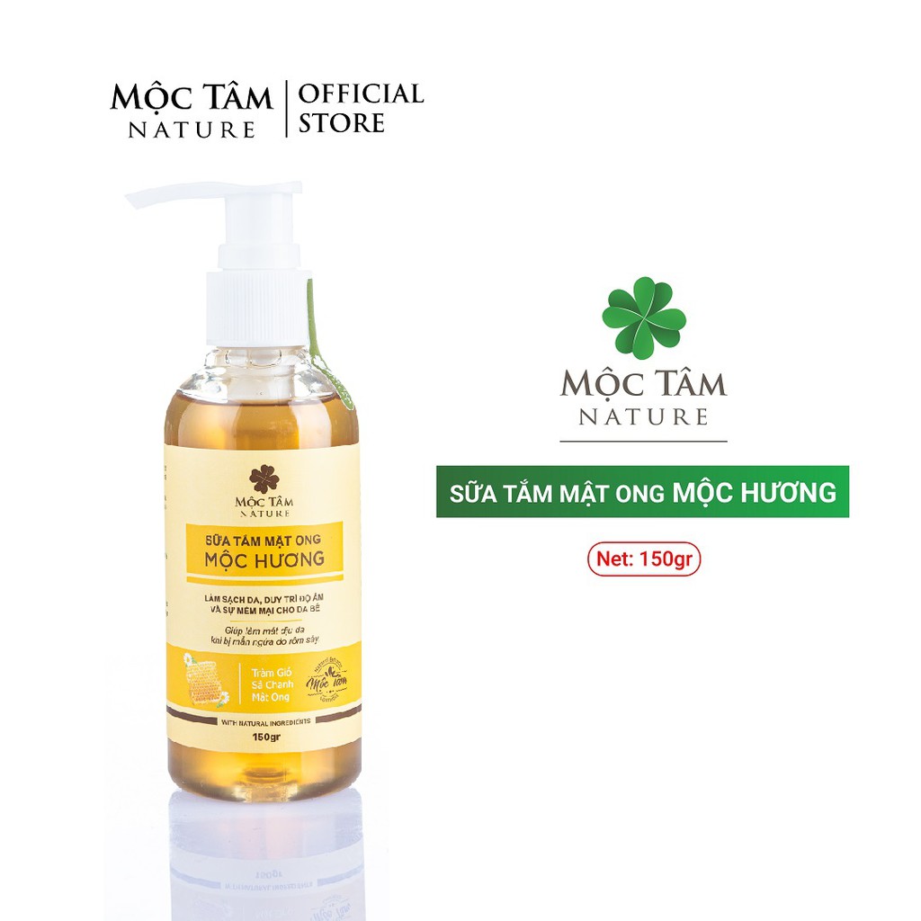 Sữa Tắm Trẻ Em Mật Ong Mộc Hương 150g - Dịu Nhẹ Ngăn Rôm Sảy