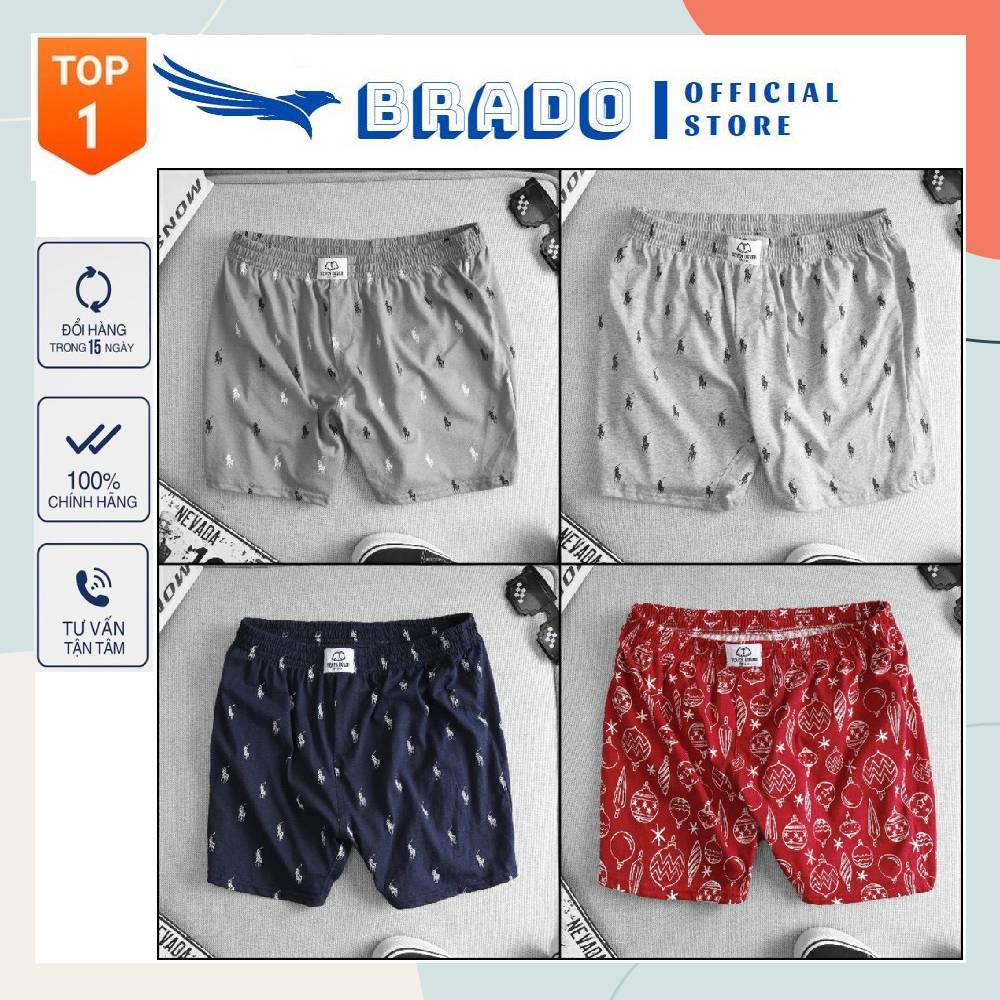 Quần đùi nam thun 𝐂𝐎𝐓𝐓𝐎𝐍 chất vải mềm, co giãn 4 chiều mặc ngủ thoải mái