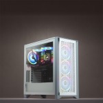 Vỏ case Corsair 4000D Airflow TG White/CC-9011201-WW