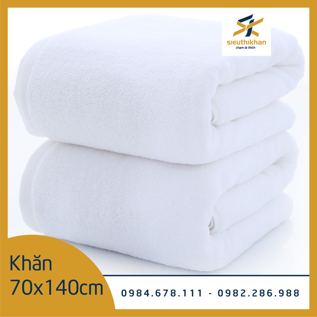 Khăn tắm khách sạn NamyA kích thước 70*140cm, chất liệu 100% cotton dùng cho khách sạn 3-5 sao | SIÊU THỊ KHĂN