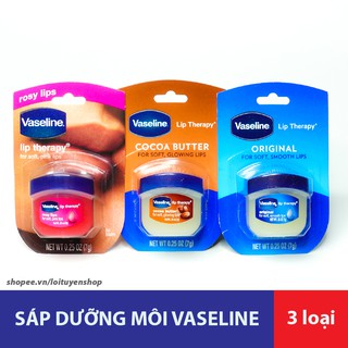 Sáp Dưỡng Môi Mềm Min Vaseline Lip Therapy 7g - Hàng Mỹ chính hãng