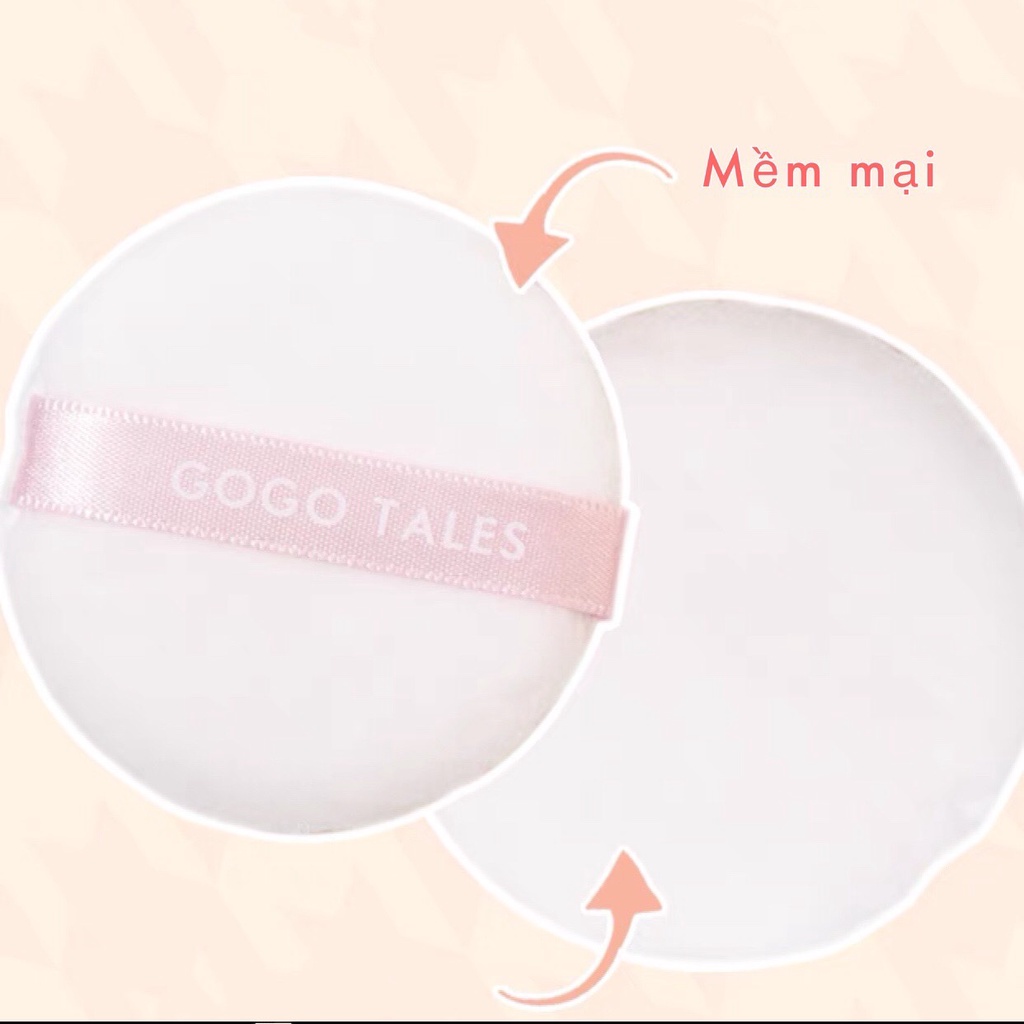 Phấn phủ bột kiềm dầu GOGO TALES Mist Light And Transparent Loose Powder Oil Control Makeup Air Gogotales GT370 GOGO104